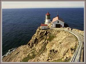 Point Reyes National Seashore lighthouse in California